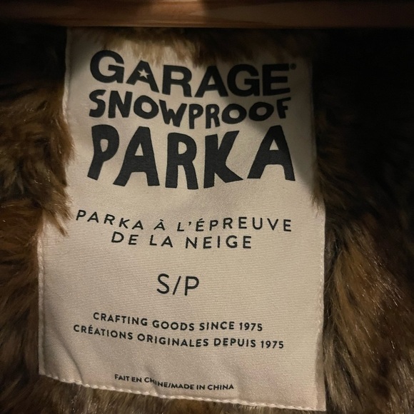 Garage Snowproof Parka Olive Green Small - Picture 11 of 11